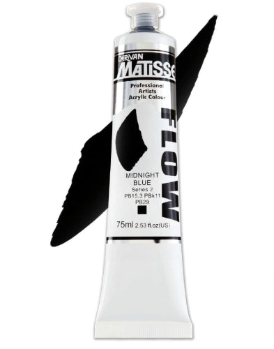 Acrylic Paint - Matisse Flow 75ml Midnight Blue S2