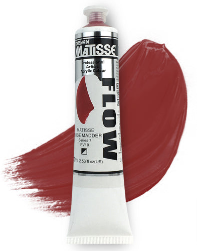 Acrylic Paint - Matisse Flow 75ml Matisse Rose Madder S7