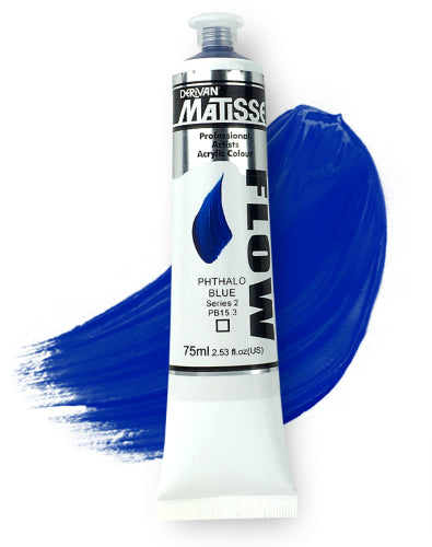 Acrylic Paint - Matisse Flow 75ml Phthalo Blue S2