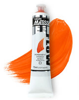 Acrylic Paint - Matisse Flow 75ml Perm Orange S3