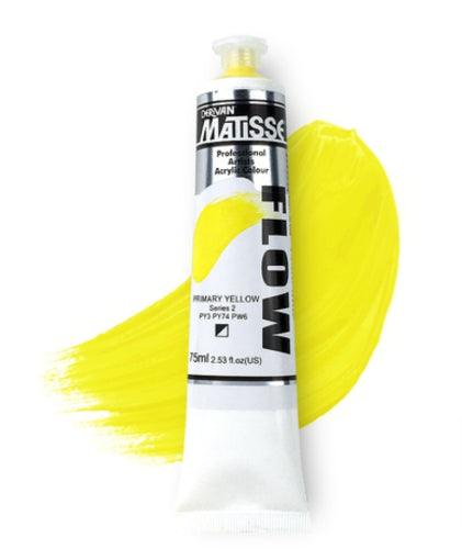 Acrylic Paint - Matisse Flow 75ml Primary Yellow S2