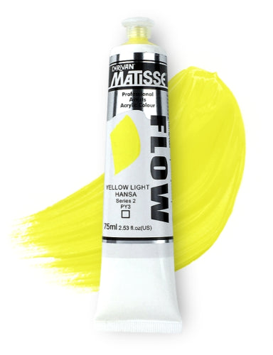 Acrylic Paint - Matisse Flow 75ml Yell Light Hansa S2