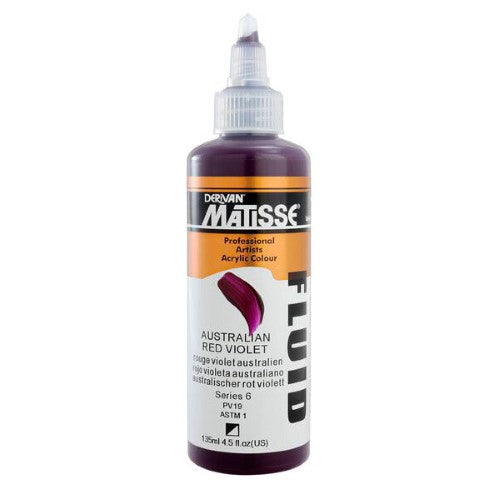 Acrylic Paint - Matisse Fluid 135ml Australian Red Viole