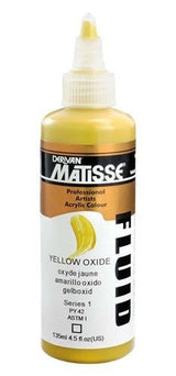 Acrylic Paint - Matisse Fluid 135ml Yellow Oxide