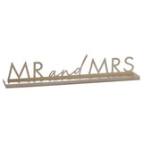 Elegant Modern Luxe Mr & Mrs Sign, perfect for wedding decor and celebrations, measuring 7.5cm x 42.5cm.