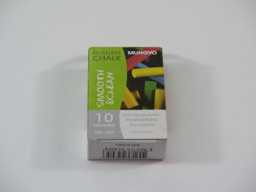 Artist Chalk - 10pcs Dustless Coloured Chalk