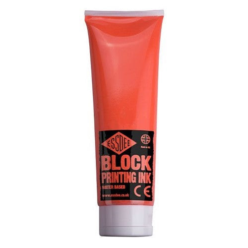 Essdee Block Print Ink 300ml Fluo Orange