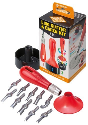 Essdee Lino Cutter &amp; Baren Kit L10b