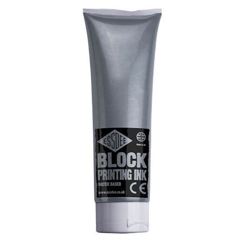 Essdee Block Print Ink 300ml Met Silver