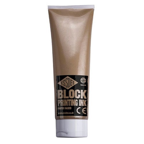 Essdee Block Print Ink 300ml Met Gold