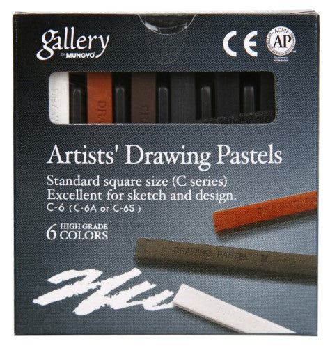 Artist Pastel Set - Gallery Drwg Pastel 6 Asstd