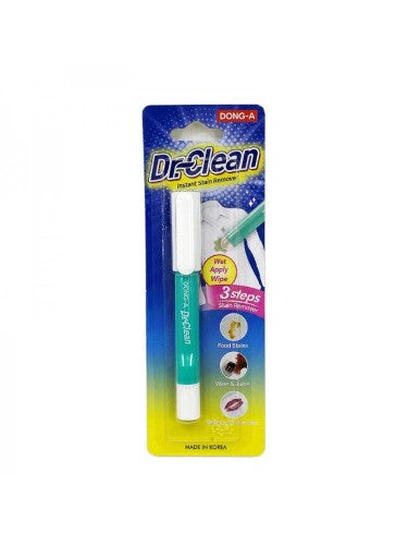 Portable Dong A Dr Clean stain remover pen, designed for quick and effective stain removal on various fabrics.