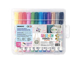 Mungyo Fabric Markers 12clr