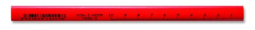 1536.2 Carpenter's Pencil with flat design, strong lead for clear marking on wood, ergonomic and eco-friendly tool.