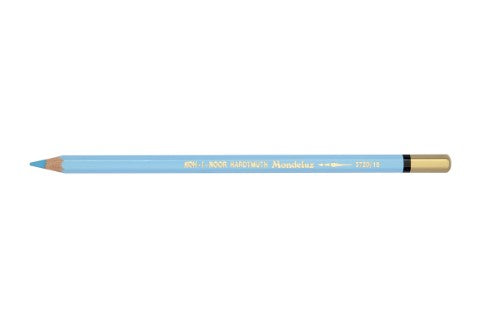 Mondeluz Aquarelle Pencil in Ice Blue, perfect for creating vibrant watercolor effects and controlled sketches.