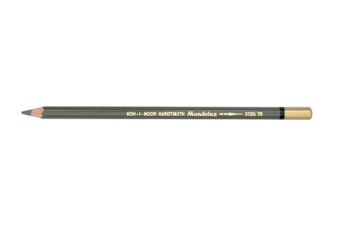 Mondeluz Aquarelle Pencil in Dark Grey, ideal for water-soluble art, offers rich color and versatility for stunning effects.