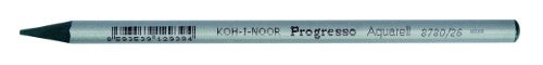 Progresso Aquarelle dark green watercolor pencils pack of 12, perfect for blending, layering, and creating vibrant artwork.