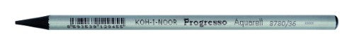 Artist Pencils - Progresso Aquarelle Pencils Black (Pack of 12)