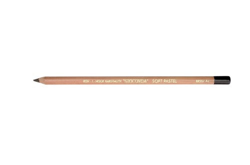 Soft Pastel Chalk Pencil in Van Dyke Brown, ideal for blending and shading with rich color and fine detailing.