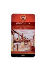 Compact 8890 Gioconda Art Set Mini with 10 premium art tools including graphite pencils, watercolour pencil bar, and eraser.