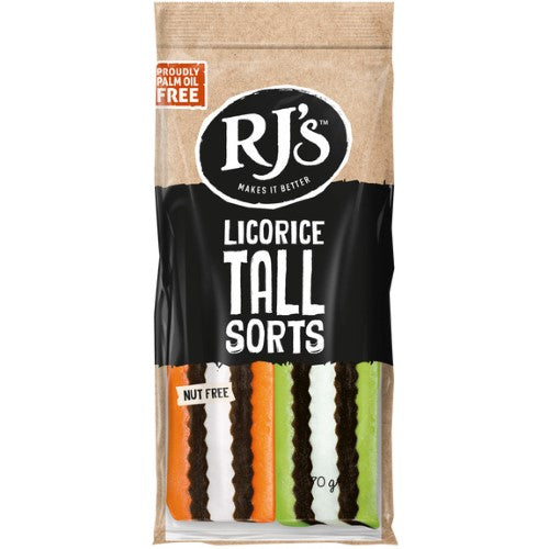 RJ's Licorice Tallsorts 70g ( 20 Pack )