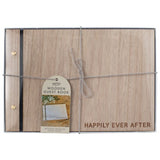 Rustic Romance Wooden Guest Book