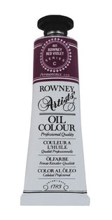 Rown Art Oils 38ml Red Violet oil paint, featuring exceptional color brilliance and a smooth texture for artists.