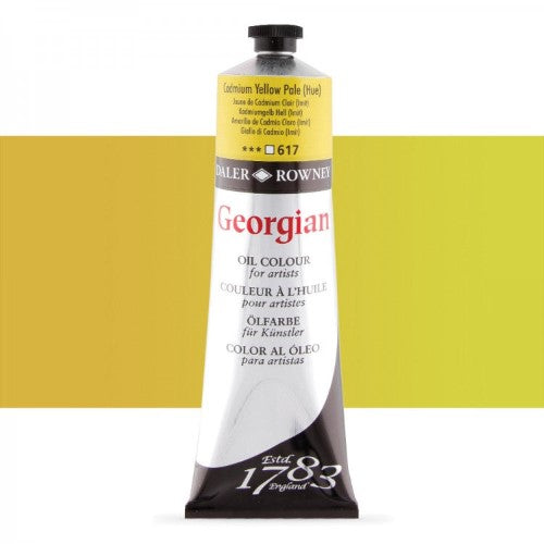 Vibrant 225ml cadmium yellow oil paint, ideal for blending and versatile applications in various art styles.