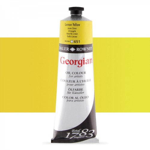 Artist Oil Paint - Rown Georg Oils 225ml Lemon Yellow