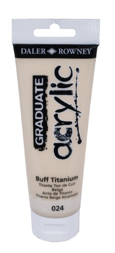 Acrylic Paint - D-R Graduate Acrylic 120ml Buff Titanium