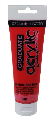 Acrylic Paint - D-R Graduate Acrylic 120ml Cadmium Red H