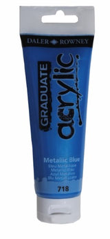 Acrylic Paint - D-R Graduate Acrylic 120ml Metallic Blue