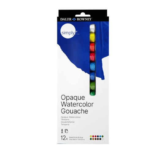 Dr Simply Gouache 12x12ml Set