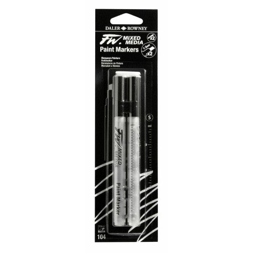 Daler Rowney -Fw Mixed Media Marker Set Sml Chisel