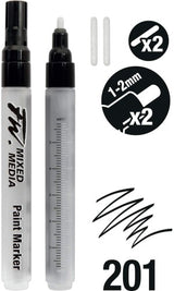 Daler Rowney -Fw Mixed Media Marker Set Med Rnd 1-2mm