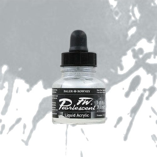 Ink - Rown Pearlescent 29.5ml Silver Pearl