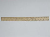 R12c 12" Wooden Ruler