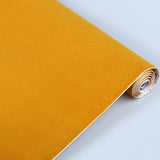 Luxurious Whisky velvet roll, 0.45m x 1m, with permanent adhesive for durable crafting and surface protection.