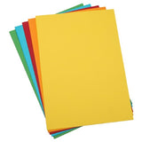 A2 75gsm bright paper pack with 100 sheets in 5 vibrant colors for creative projects and presentations.