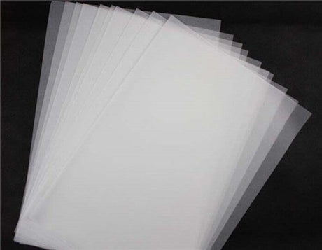 A1 Plain Tracing Paper 90gsm - 50 sheets, excellent transparency for artists and designers, perfect for detailed drawings.