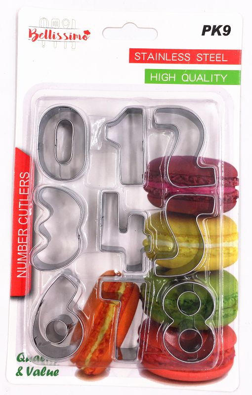 NUMBER CUTLERS - SS (6 Packs)