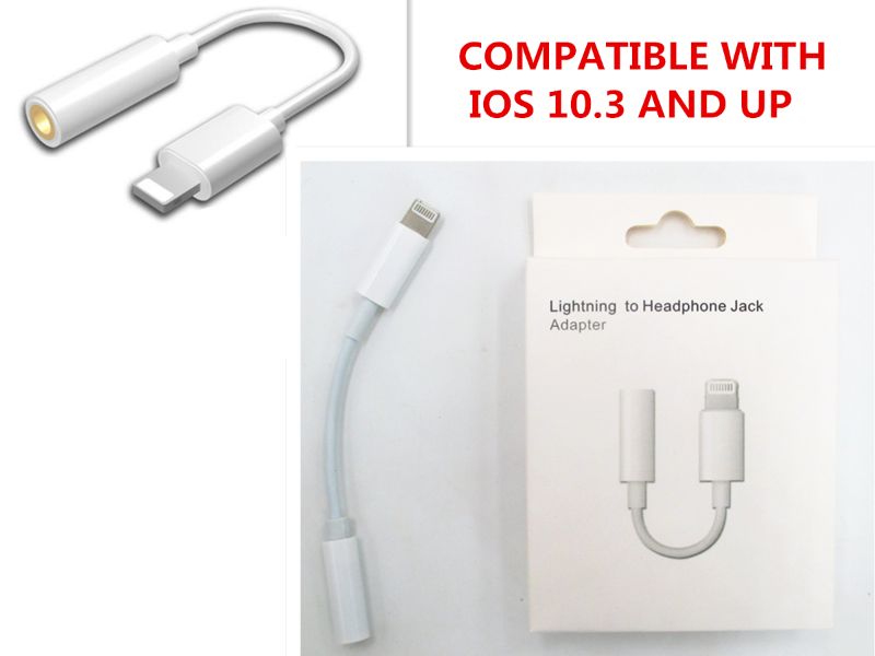 JACK ADAPTER - LIGHTNING TO HEADPHONE (Set of 3)