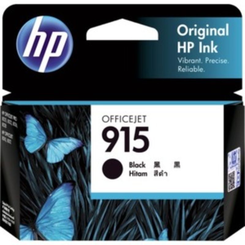 HP 915 Black Ink Cartridge - Original Inkjet Cartridge for Quality Prints - 300 Pages Yield
