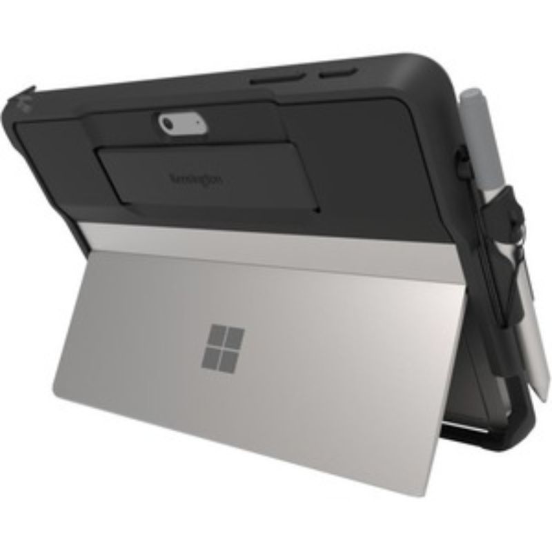 Kensington BlackBelt Rugged Case for Microsoft Surface Go - Military-Grade Protection & Silicone Strap