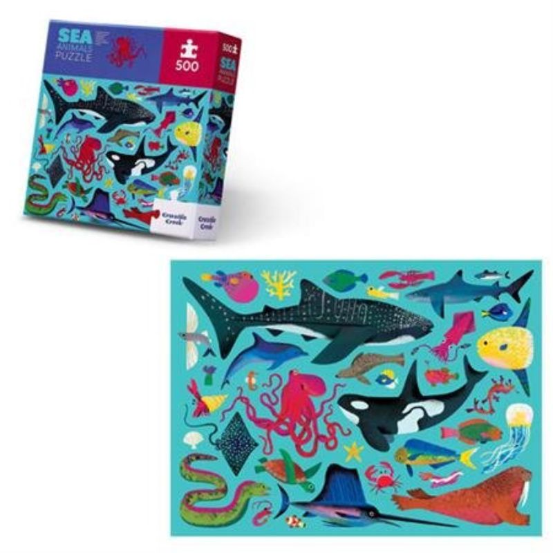 Boxed Puzzle - Croc Creek Sea Animals (500pc)