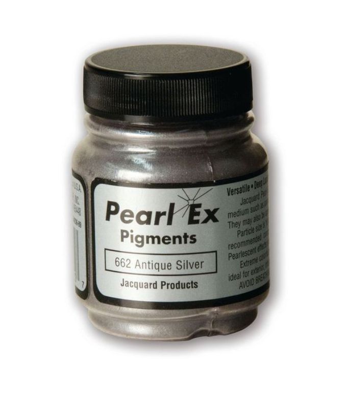 PEARL EX Powdered Pigment - JACQUARD ANTIQUE SILVER 662 (21.26g)