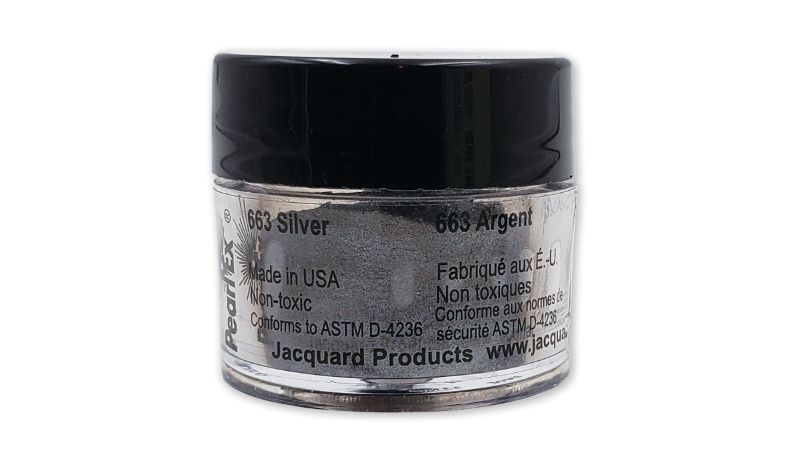 PEARL EX Powdered Pigment - JACQUARD SILVER 663 (3g)