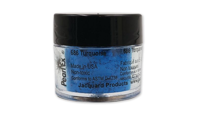PEARL EX Powdered Pigment - JACQUARD TURQUOISE 686 (3g)