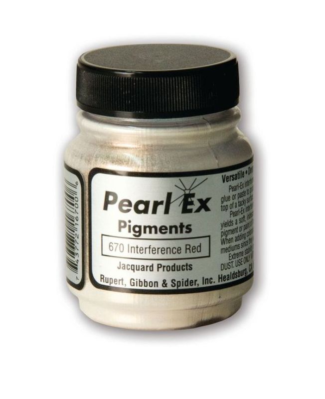 PEARL EX Powdered Pigment - JACQUARD INTERFERENCE RED 670 (14g)