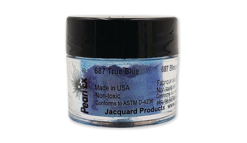 PEARL EX Powdered Pigment - JACQUARD TRUE BLUE 687 (3g)